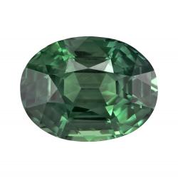 Sapphire Oval 3.53 carat Green Photo