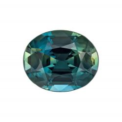 Sapphire Oval 1.66 carat Blue Green Photo