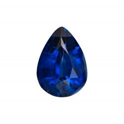 Sapphire Pear 0.72 carat Blue Photo