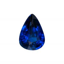 Sapphire Pear 0.69 carat Blue Photo
