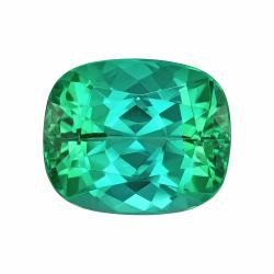 Tourmaline Cushion 2.40 carat Blue Green Photo