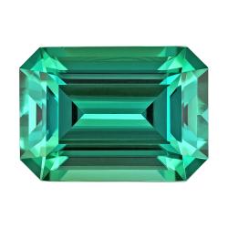 Tourmaline Emerald 3.71 carat Blue Green Photo