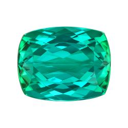 Tourmaline Cushion 3.07 carat Blue Green Photo