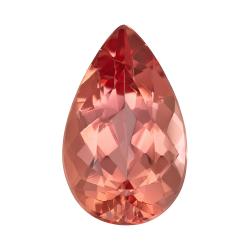 Topaz Pear 2.07 carat Pink Orange Photo