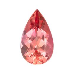 Topaz Pear 1.36 carat Pink Orange Photo