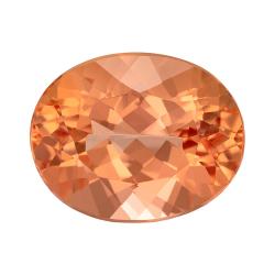 Topaz Oval 3.03 carat Pink Orange Photo