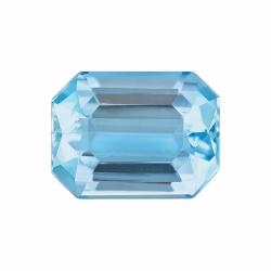Aquamarine Emerald 1.23 carat Blue Photo