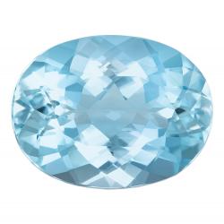 Aquamarine Oval 6.15 carat Blue Photo