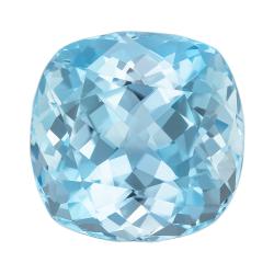 Aquamarine Cushion 4.12 carat Blue Photo