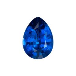Sapphire Pear 0.77 carat Blue Photo