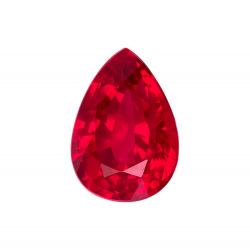 Ruby Pear 1.26 carat Red Photo