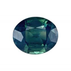 Sapphire Oval 2.08 carat Blue Green Photo