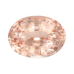 Sapphire Oval 3.01 carat Pink Orange Photo