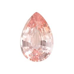 Sapphire Pear 1.15 carat Pink Orange Photo