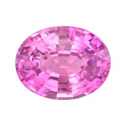 Sapphire Oval 3.00 carat Pink Photo