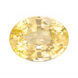 Sapphire Oval 3.42 carat Yellow Photo