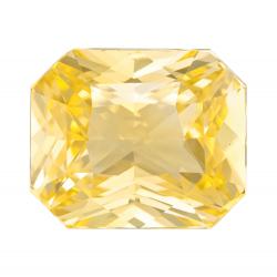 Sapphire Radiant 5.07 carat Yellow Photo