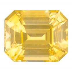 Sapphire Emerald 7.07 carat Yellow Photo