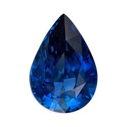 Sapphire Pear 2.57 carat Blue Photo