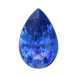 Sapphire Pear 3.04 carat Blue Photo