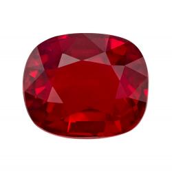 Ruby Cushion 3.65 carat Red Photo