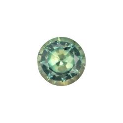 Sapphire Round 0.44 carat Green Photo