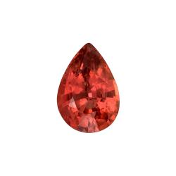 Sapphire Pear 0.55 carat Orange Photo