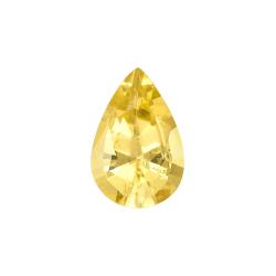 Sapphire Pear 0.47 carat Yellow Photo