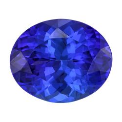 Tanzanite Oval 3.67 carat Blue Purple Photo
