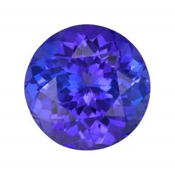 Tanzanite Round 3.25 carat Blue Purple Photo