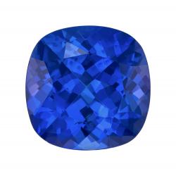 Tanzanite Cushion 3.44 carat Blue Purple Photo