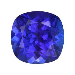 Tanzanite Cushion 3.02 carat Blue Purple Photo