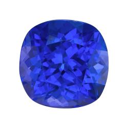 Tanzanite Cushion 3.22 carat Blue Purple Photo