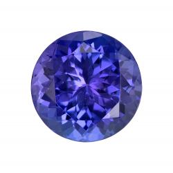 Tanzanite Round 2.04 carat Blue Purple Photo