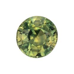Sapphire Round 2.02 carat Green Photo