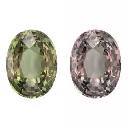 Alexandrite Oval 2.00 carat Purple/Green Photo