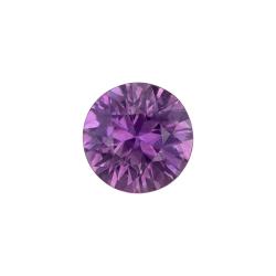 Sapphire Round 0.38 carat Purple Photo