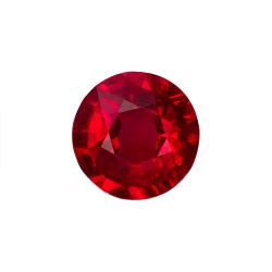 Ruby Round 0.68 carat Red Photo