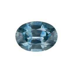 Sapphire Oval 1.04 carat Blue Green Photo