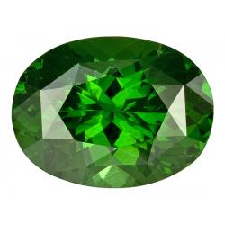 Zircon Oval 3.57 carat Green Photo