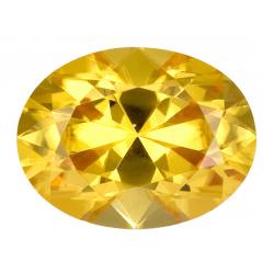 Zircon Oval 2.99 carat Yellow Photo