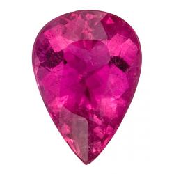 Tourmaline Pear 7.33 carat Red Purple Photo
