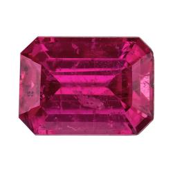 Tourmaline Emerald 0.99 carat Red Purple Photo