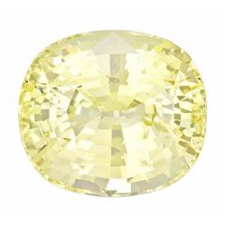Sapphire Cushion 9.12 carat Yellow Photo