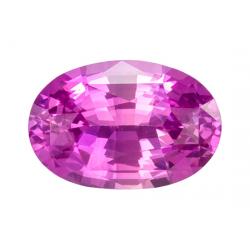 Sapphire Oval 0.52 carat Pink Photo