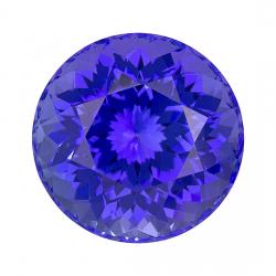 Tanzanite Round 10.69 carat Blue Purple Photo