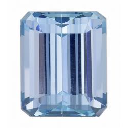 Aquamarine Emerald 16.64 carat Blue Photo
