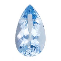 Aquamarine Pear 4.10 carat Blue Photo