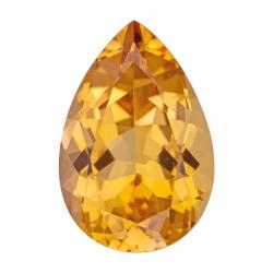 Topaz Pear 3.56 carat Yellow Orange Photo