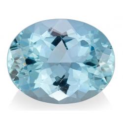 Aquamarine Oval 7.34 carat Blue Photo